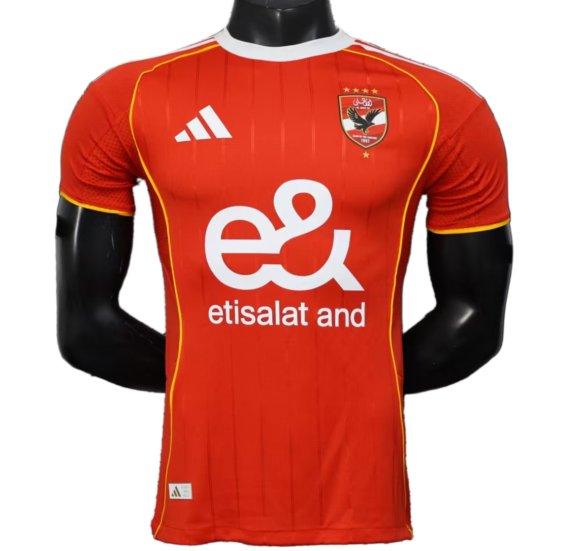 Al Ahly 2025/26 Home Jersey – Player Version