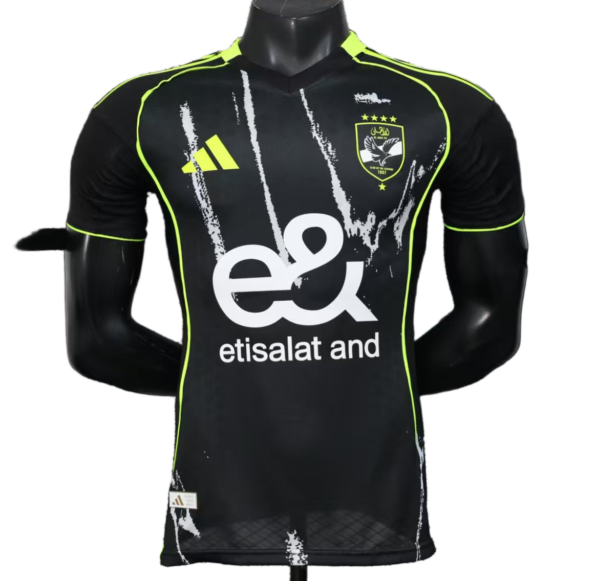 Al Ahly 2025/26 Away Jersey – Player Version – Black
