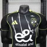 Al Ahly 2025/26 Camisola alternativa – Versão jogador – Preto