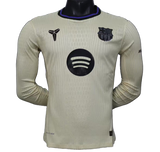 FC Barcelona 2025/26 Away Jersey – Player Version – Long Sleeve