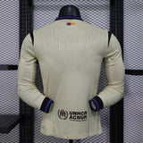 FC Barcelona 2025/26 Away Jersey – Player Version – Long Sleeve