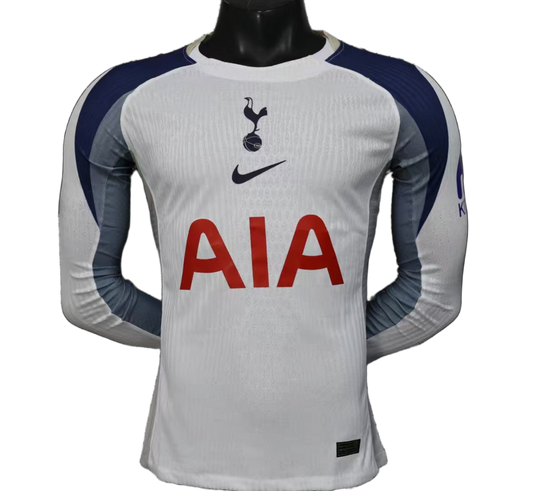 Tottenham Hotspur 2025/26 Home Jersey – Player Version – Long Sleeve