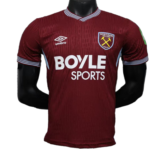 West Ham United 2025/26 Home Jersey – Player Version