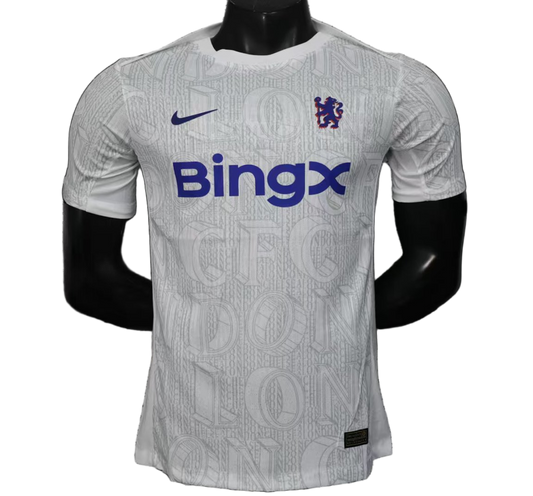 Chelsea 2025/26 Pre – Match Training Top – Player Version – White