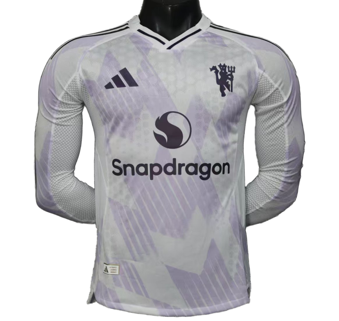 Manchester United 2025/26 Away Jersey – Player Version – Long Sleeve