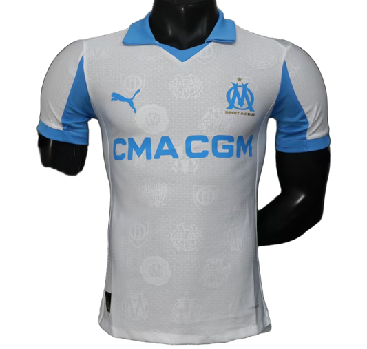 Olympique de Marseille 2025/26 Home Jersey – Player Version