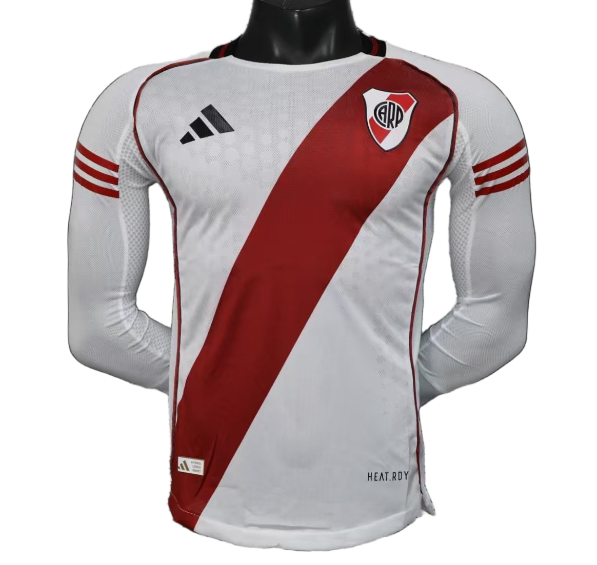 River Plate 2025/26 Home Jersey – Player Version – Long Sleeve