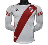 River Plate 2025/26 Home Jersey – Player Version – Long Sleeve