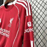 Liverpool 2025/26 Home Jersey – Long Sleeve