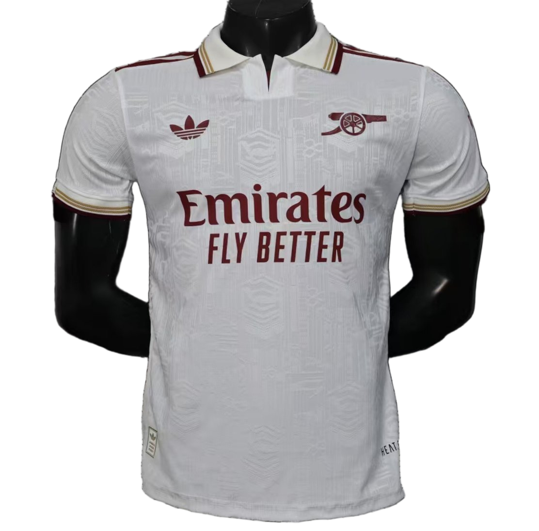 Arsenal 2025/26 Third Jersey – Player Version – White