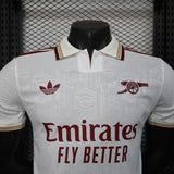 Arsenal 2025/26 Third Jersey – Player Version – White
