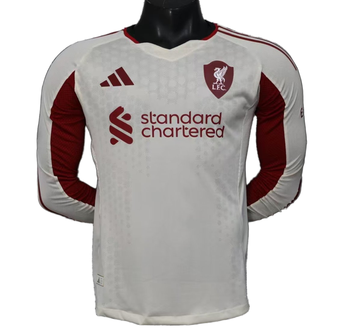 Liverpool 2025/26 Away Jersey – Player Version – Long Sleeve