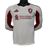 Liverpool 2025/26 Away Jersey – Player Version – Long Sleeve