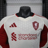 Liverpool 2025/26 Away Jersey – Player Version – Long Sleeve