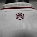 Arsenal 2025/26 Third Jersey – Player Version – Long Sleeve – White