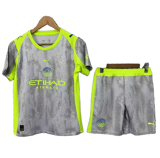 Manchester City 2025/26 Third Kids Kit