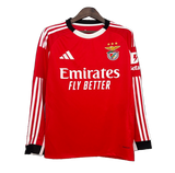 Benfica 2025/26 Home Jersey – Long Sleeve