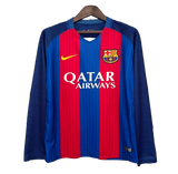 FC Barcelona 2014/15 Home Jersey – Long Sleeve – Retro Version