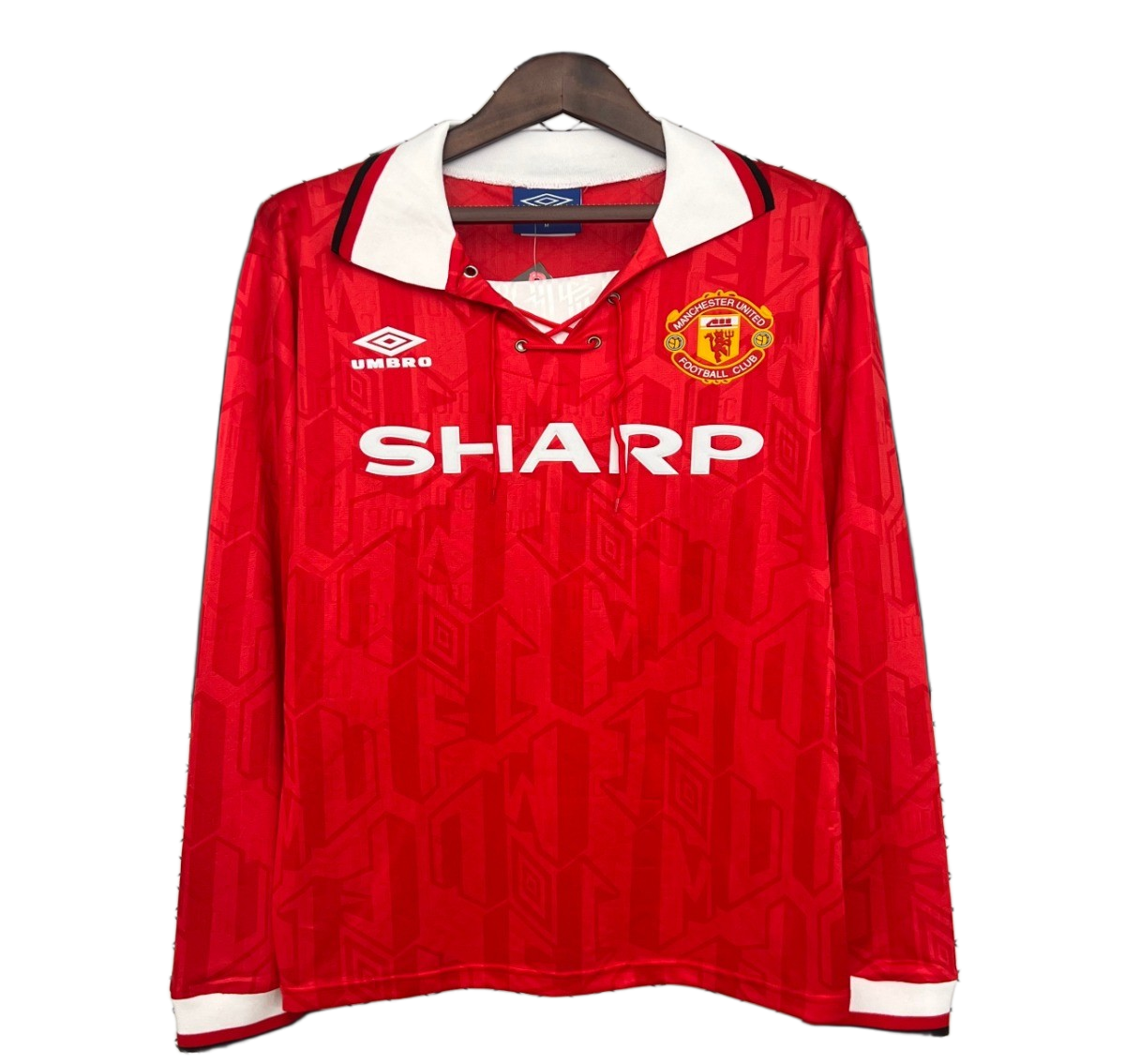 Manchester United 1992/94 Home Jersey – Long Sleeve – Retro Version