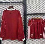 Liverpool 2025/26 Home Kids Kit – Long Sleeve