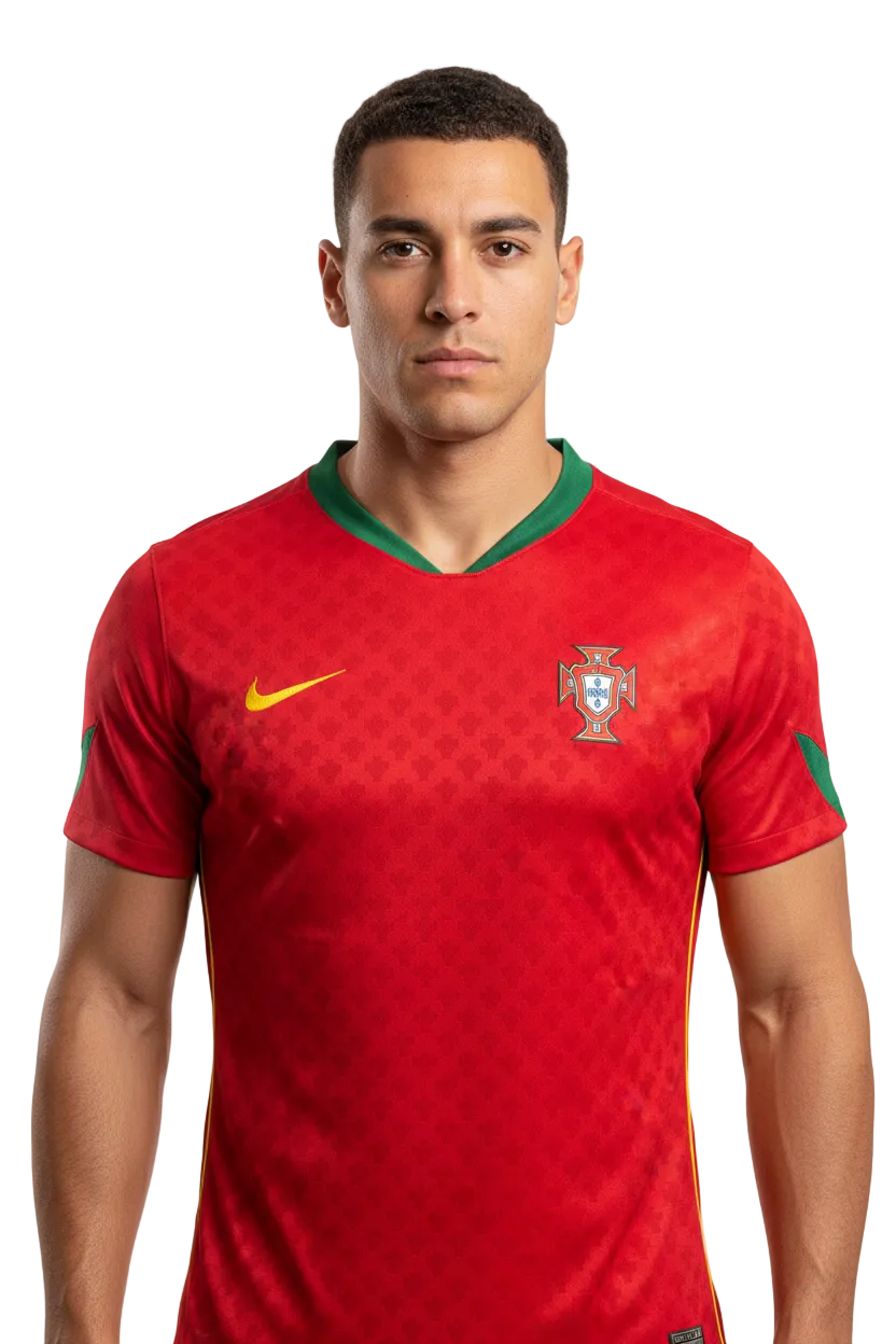 Portugal 2004 Home Jersey – Retro Version