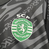 Sporting 2025/26 Goalkeeper Kids Kit – Black