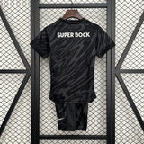 Sporting 2025/26 Goalkeeper Kids Kit – Black