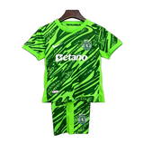 Sporting 2025/26 Goalkeeper Kids Kit – Green