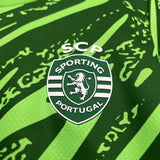 Sporting 2025/26 Goalkeeper Kids Kit – Green