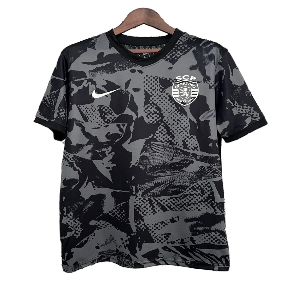 Sporting 2025/26 Pre – Match Training Top – Player Version – Grey