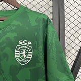 Sporting 2025/26 Pre – Match Training Top – Player Version – Green