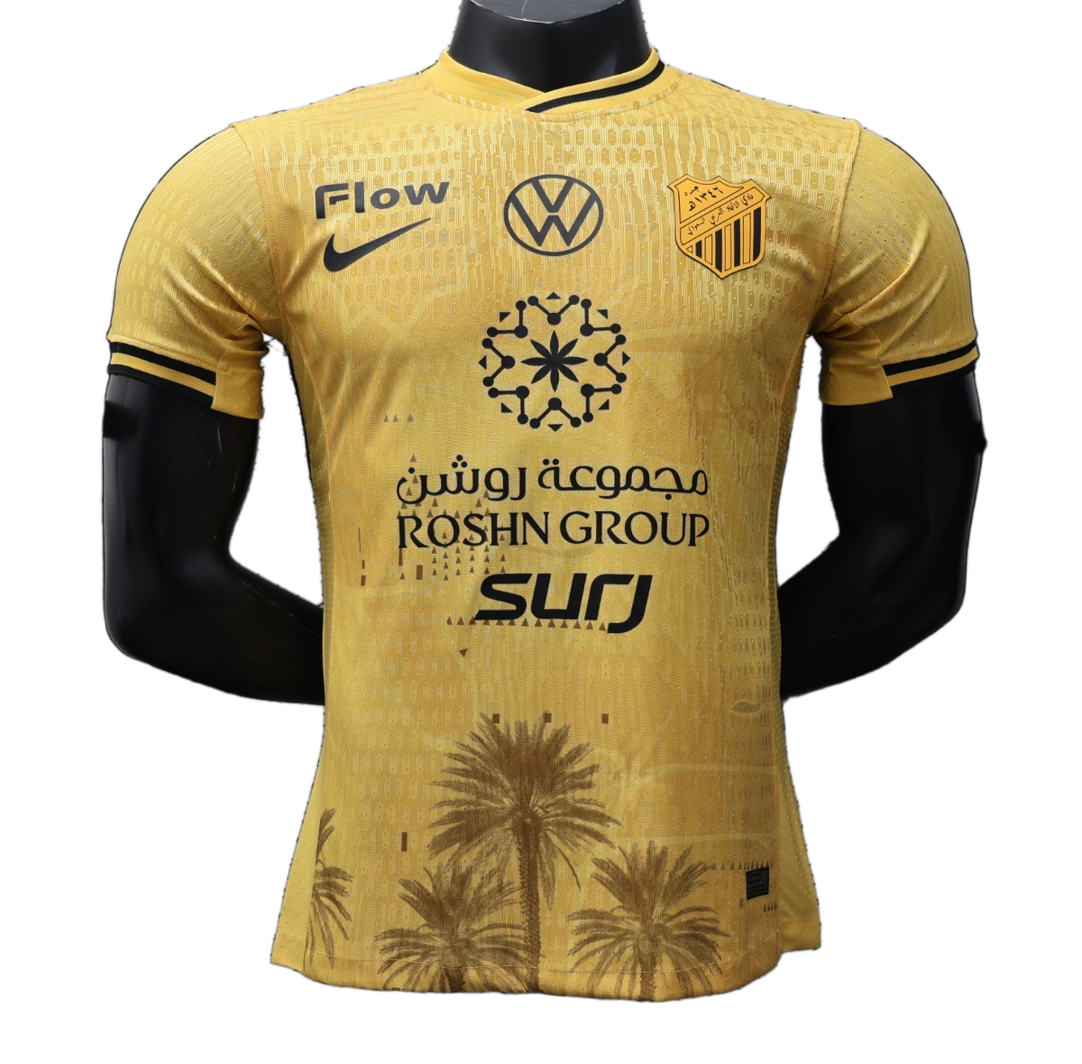 Al – ittihad 2025/26 Third Jersey – Player Version – Yellow