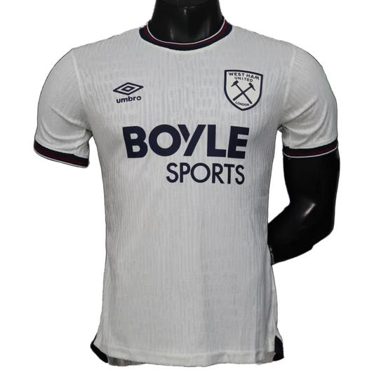 West Ham United 2025/26 Away Jersey – Player Version