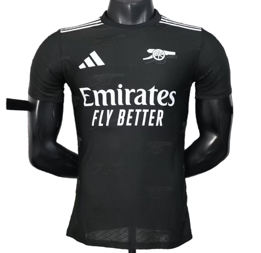 Arsenal 2025/26 Pre – Match Training Top – Player Version – Black