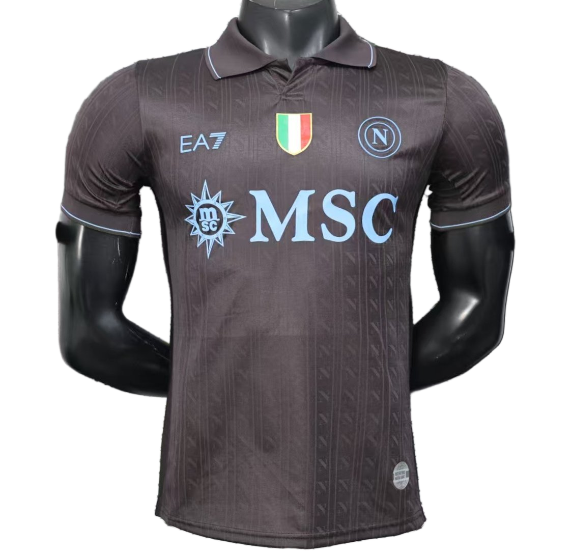 Napoli 2025/26 Third Jersey – Player Version – Black