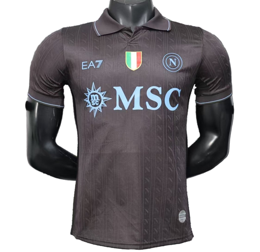 Napoli 2025/26 Third Jersey – Player Version – Black