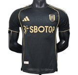 Fulham 2025/26 Away Jersey – Player Version – Black