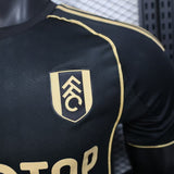 Fulham 2025/26 Away Jersey – Player Version – Black