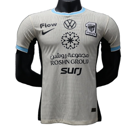 Al – ittihad 2025/26 Away Jersey – Player Version – White