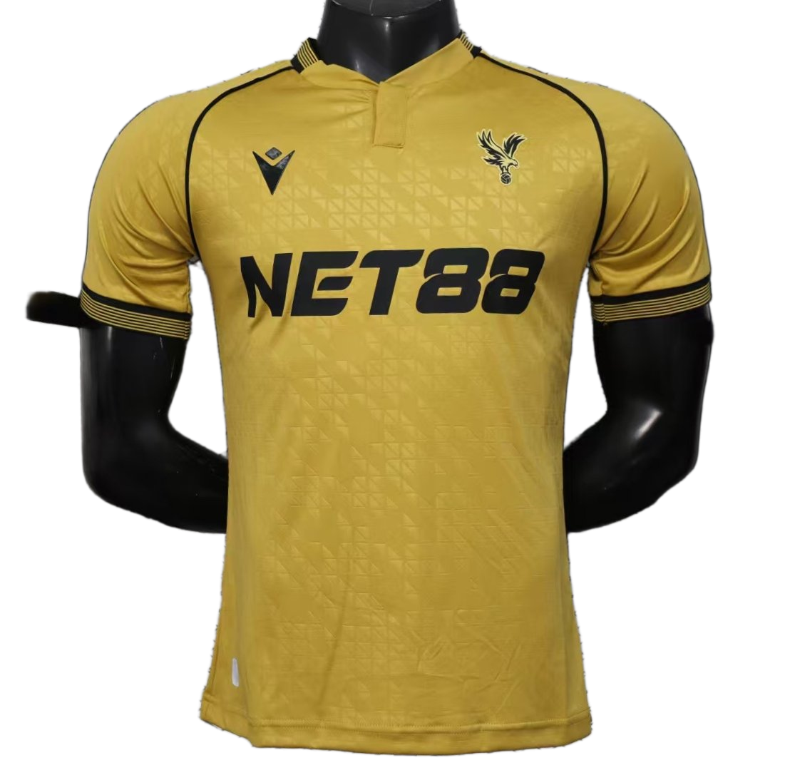 Crystal Palace 2025/26 Away Jersey – Player Version – Yellow