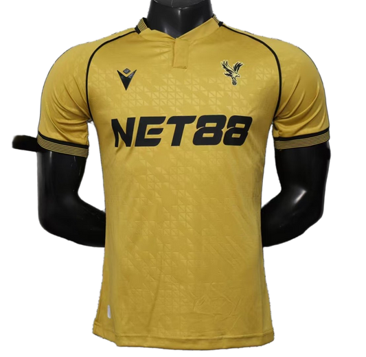 Crystal Palace 2025/26 Away Jersey – Player Version – Yellow