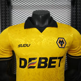 Wolverhampton Wanderers 2025/26 Home Jersey – Player Version