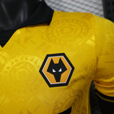 Wolverhampton Wanderers 2025/26 Home Jersey – Player Version