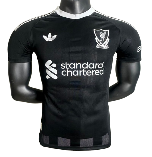 Liverpool 2025/26 Goalkeeper Jersey – Player Version – Black