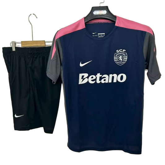 Sporting 2025/26 Pre – Match Shorts – Player Version – Navy