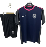 Sporting 2025/26 Pre – Match Shorts – Player Version – Navy/Pink