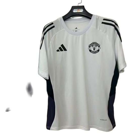 Manchester United 2025/26 Pre – Match Shorts – Player Version – White