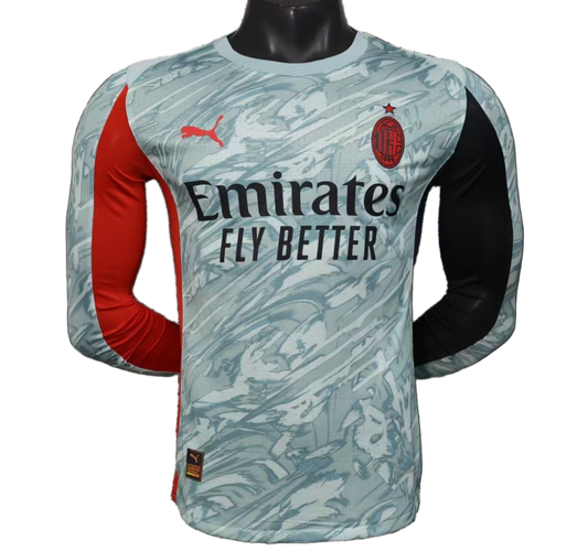 AC Milan 2025/26 Goalkeeper Jersey – Player Version – Long Sleeve