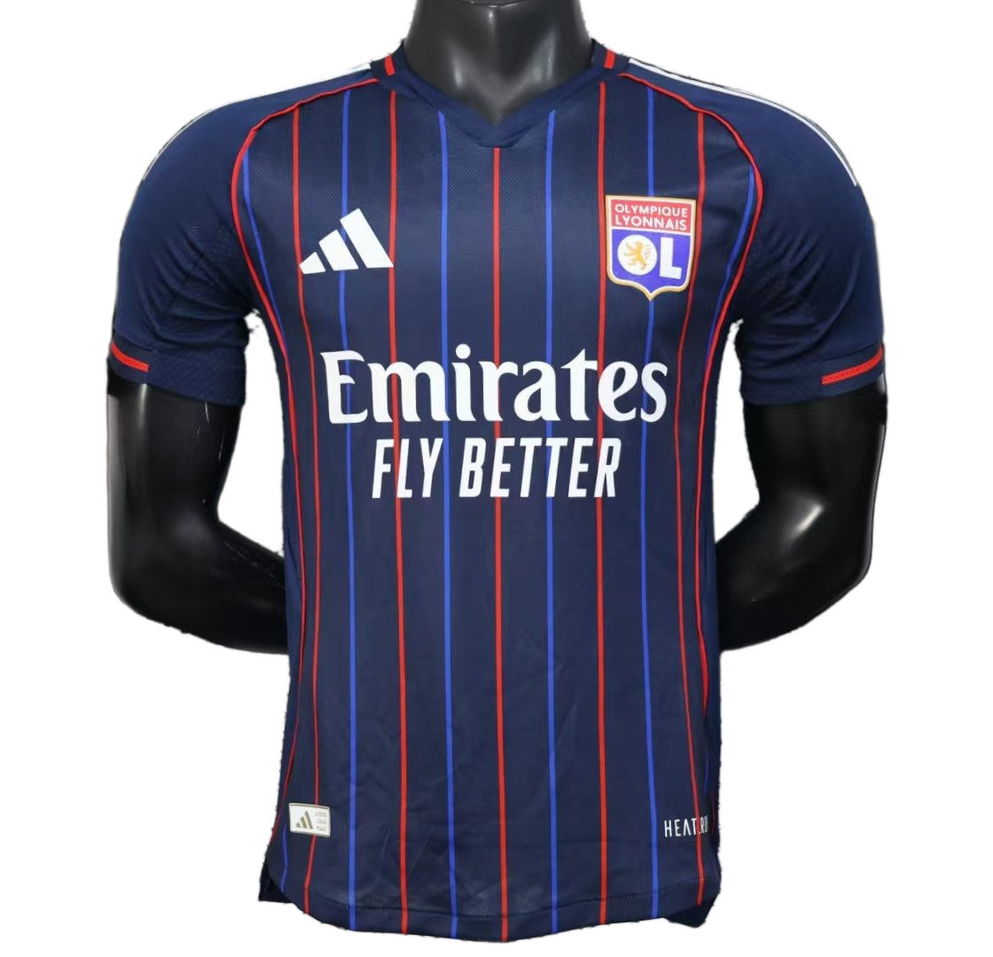 Olympique Lyon 2025/26 Away Jersey – Player Version