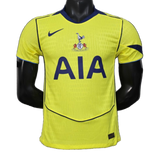 Tottenham Hotspur 2025/26 Third Jersey – Player Version – Yellow